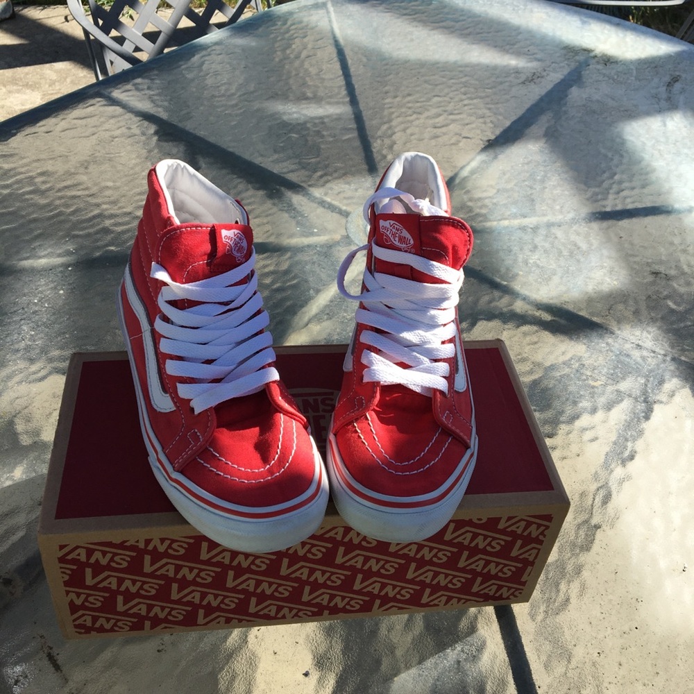 Red vans !